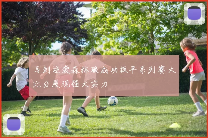 马刺逆袭森林狼成功扳平系列赛大比分展现强大实力